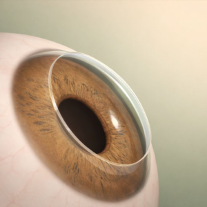 a córnea é como o vidro do relógio